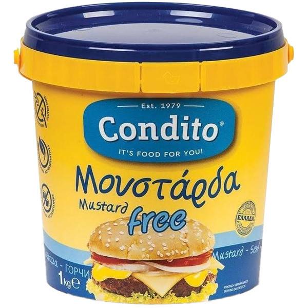 CONDITO free μουστάρδα απαλή 1kg