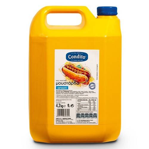 CONDITO μουστάρδα απαλή 4,2kg