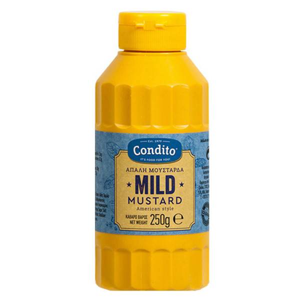 CONDITO μουστάρδα απαλή american style 250gr