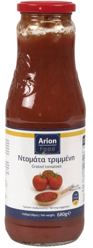 ARION Food ντομάτα τριμμένη σε γυάλινο βάζο 680gr