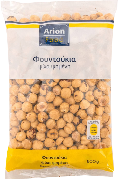 ARION Food φουντούκια ψίχα ψημένη 500gr