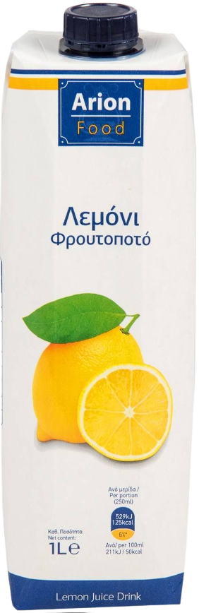 ARION Food φρουτοποτό λεμόνι 1lt