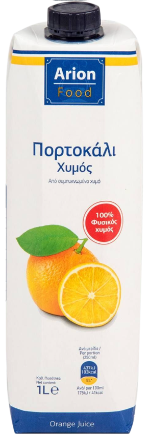 ARION Food χυμός πορτοκάλι 1lt