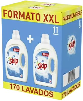 SKIP υγρό πλυντηρίου ρούχων 2x85μεζ 2x3,825lt