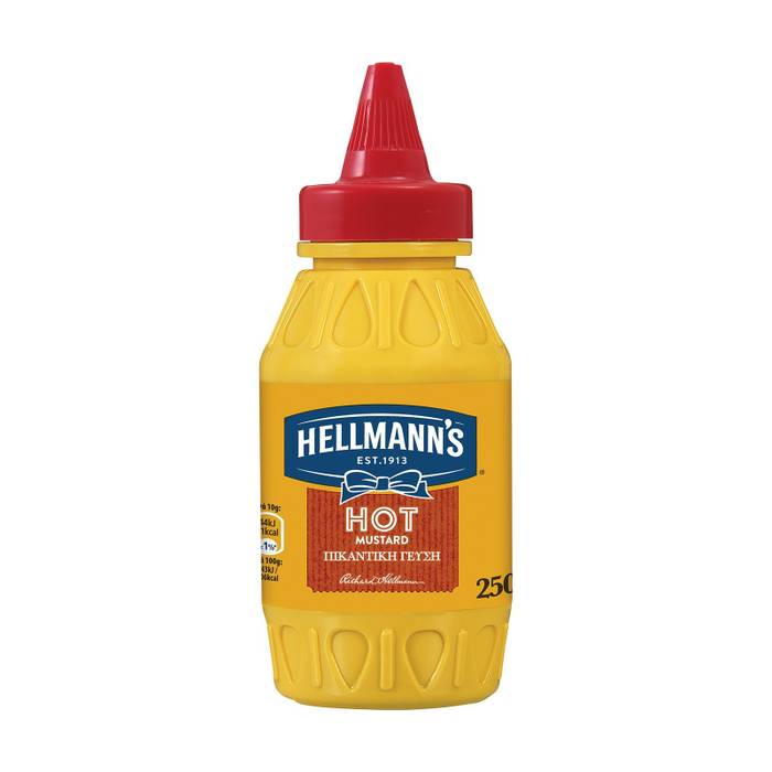 HELLMANN'S μουστάρδα πικάντικη 250gr