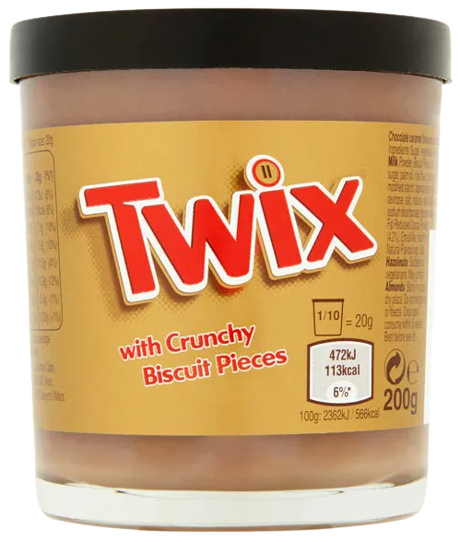 TWIX άλειμμα με τραγανά κομμάτια μπισκότου 200gr