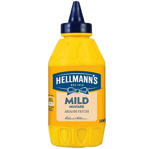 HELLMANN'S μουστάρδα απαλή 500gr