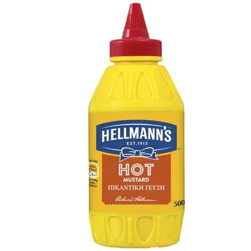 HELLMANN'S μουστάρδα πικάντικη 500gr