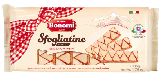 BONOMI σφολιατίνια με γλάσο 135gr
