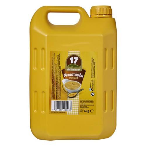 17 Delicatessen μουστάρδα απαλή 4kg