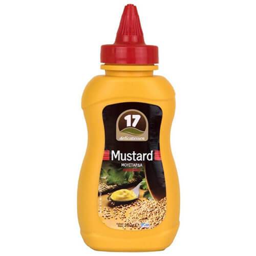 17 Delicatessen μουστάρδα πικάντικη 250ml