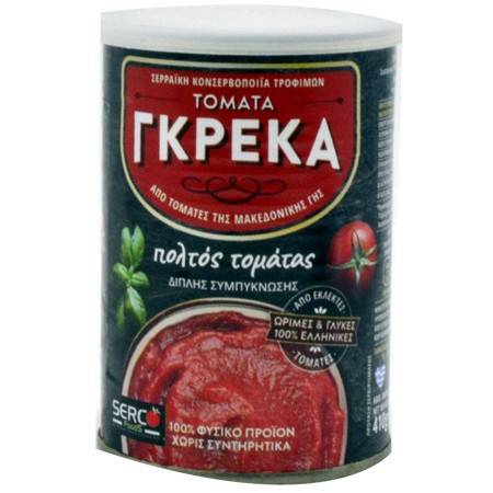 ΓΚΡΕΚΑ τοματοπολτός διπλής συμπύκνωσης 28-30% 410gr
