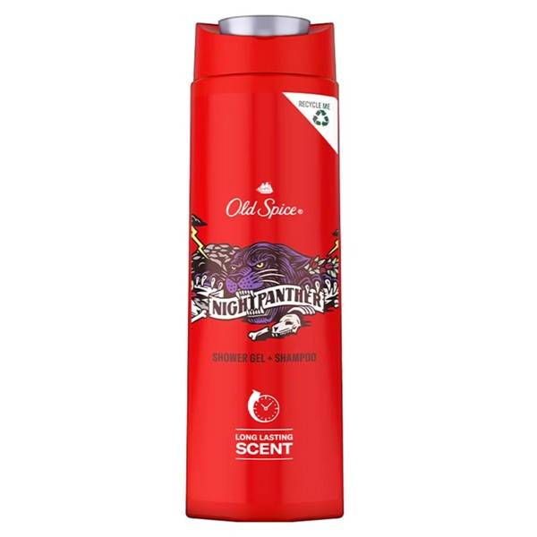 OLD SPICE αφρόλουτρο gel night panther 400ml