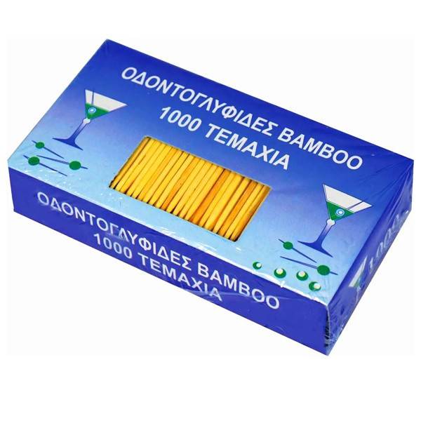 SIDIRELA οδοντογλυφίδες bamboo 1000τεμ