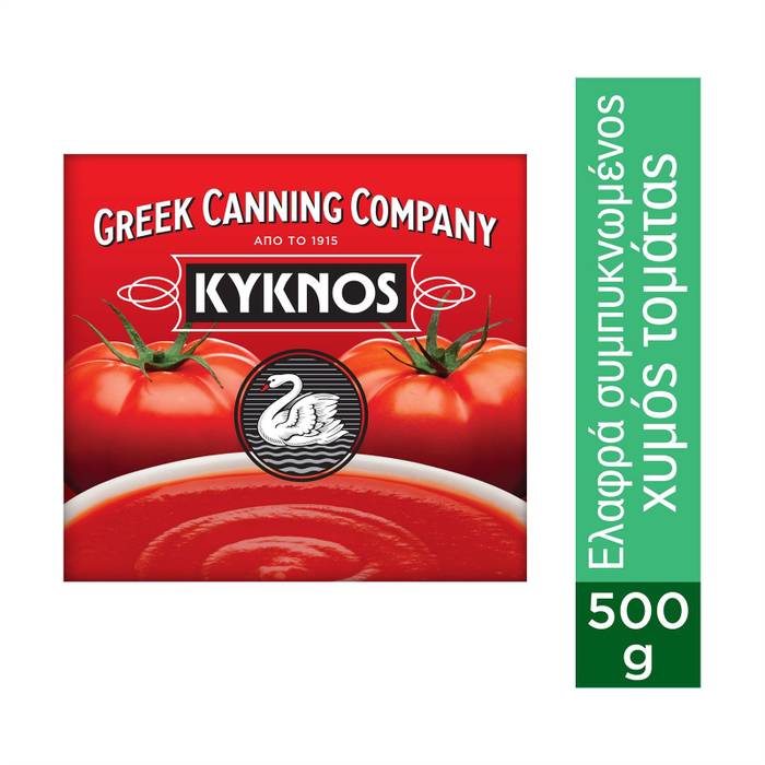ΚΥΚΝΟΣ χυμός τομάτας σε χάρτινο 7% 500gr