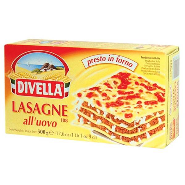 DIVELLA λαζάνια 500gr