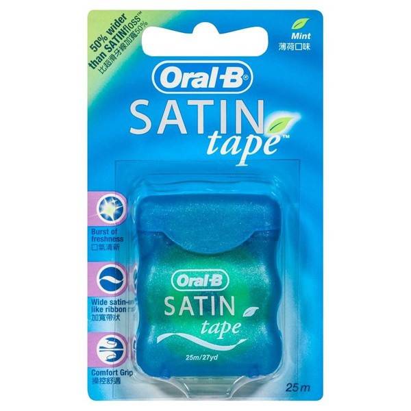 ORAL-B οδοντικό νήμα satin tape mint 25m