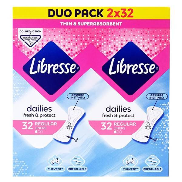 LIBRESSE σερβιετάκια normal plus multi 64τεμ