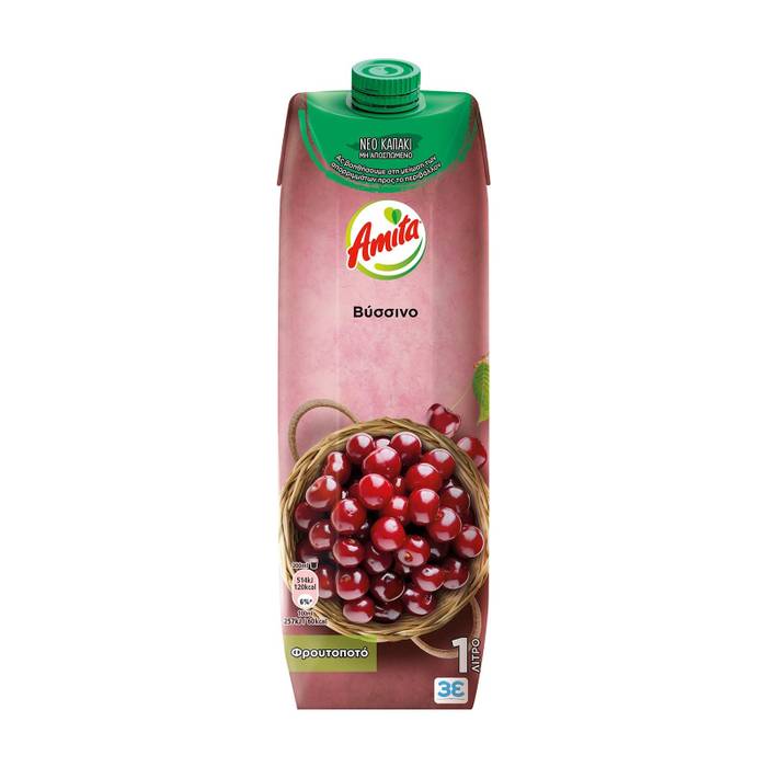 AMITA χυμός με βύσσινο 1lt