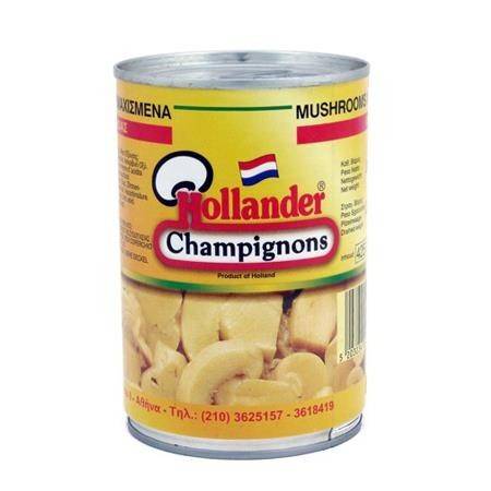 HOLLANDER μανιτάρια τεμαχισμένα 380gr