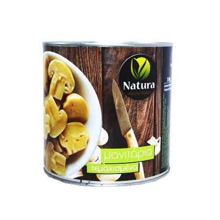NATURA μανιτάρια τεμαχισμένα 3kg