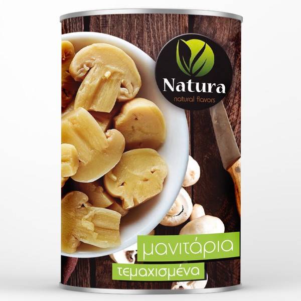 NATURA μανιτάρια τεμαχισμένα 400gr