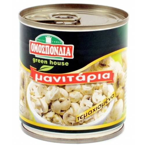 ΟΜΟΣΠΟΝΔΙΑ μανιτάρια τεμαχισμένα green house 190gr