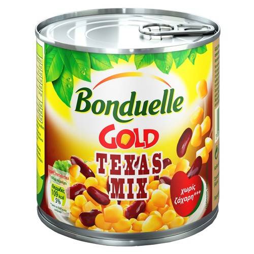 BONDUELLE Gold καλαμπόκι Texas Mix 340gr
