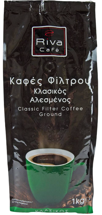RIVA Cafe καφές φίλτρου αλεσμένος κλασικός 1kg