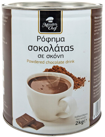 MASTER CHEF ρόφημα σοκολάτας σε σκόνη 2kg