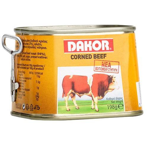DAKOR corned beef 198gr