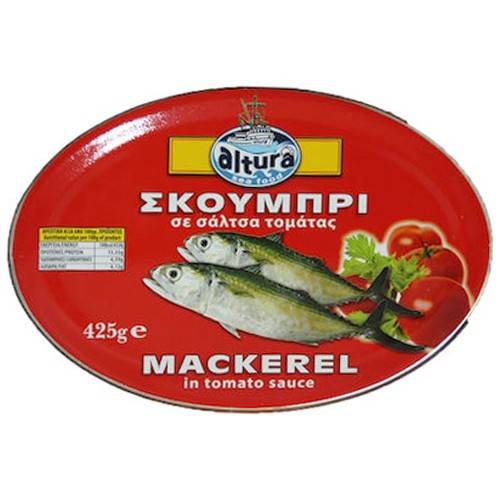 ALTURA σκουμπρί σε σάλτσα τομάτας 425gr
