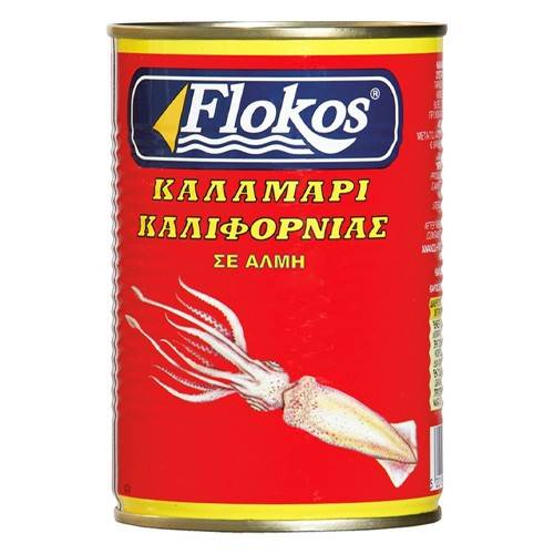FLOKOS καλαμαράκια σε φυσικό χυμό 370gr