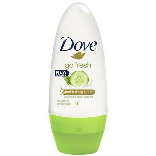 DOVE αποσμητικό σώματος roll-on go fresh cucumber 50ml