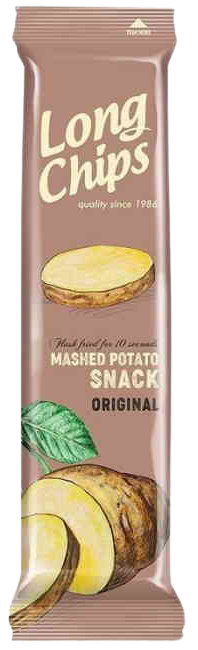 LONG CHIPS από πουρέ πατάτας με αλάτι 75gr