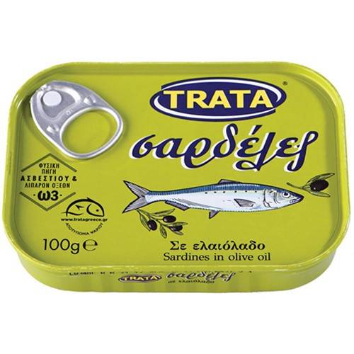TRATA σαρδέλες σε λάδι ελιάς 100gr