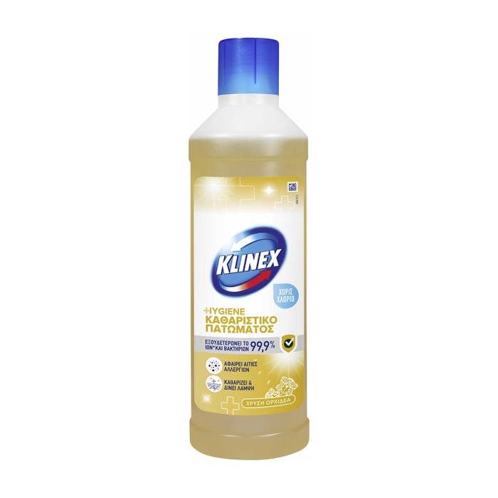 KLINEX hygiene υγρό καθαριστικό πατώματος χρυσή ορχιδέα 1lt