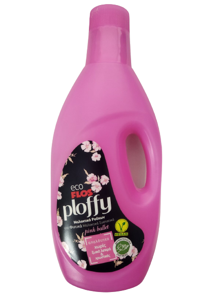 FLOS Ploffy μαλακτικό ρούχων eco pink ballet 1,5lt