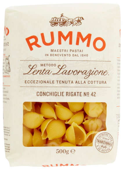 RUMMO ζυμαρικά conchiglie rigate no42 500gr