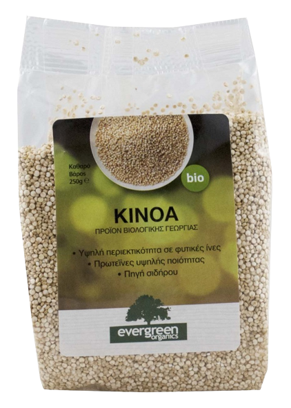 EVERGREEN ORGANICS κινόα βιολογική 250gr