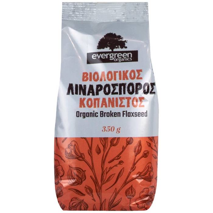 EVERGREEN ORGANICS λιναρόσπορος κοπανιστός 500gr
