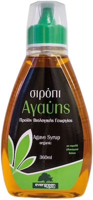 EVERGREEN ORGANICS σιρόπι αγαύης 480ml
