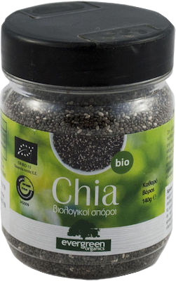EVERGREEN ORGANICS σπόροι chia 140gr