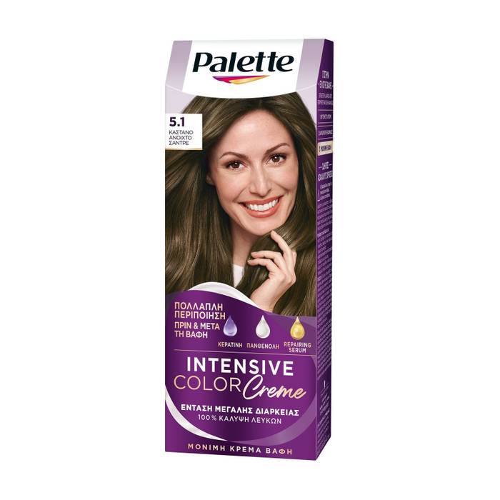 SCHWARZKOPF Palette intensive color creme 5,1 καστανό ανοιχτό σαντρέ 50ml