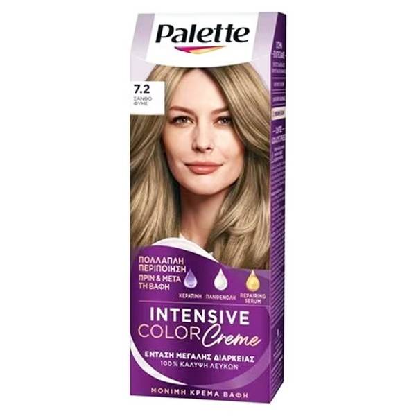 SCHWARZKOPF Palette intensive color creme 7,2 ξανθό φυμέ 50ml