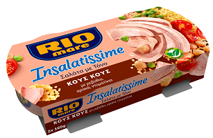 RIO MARE insalatissime σαλάτα με τόνο και κους κους 2x160gr