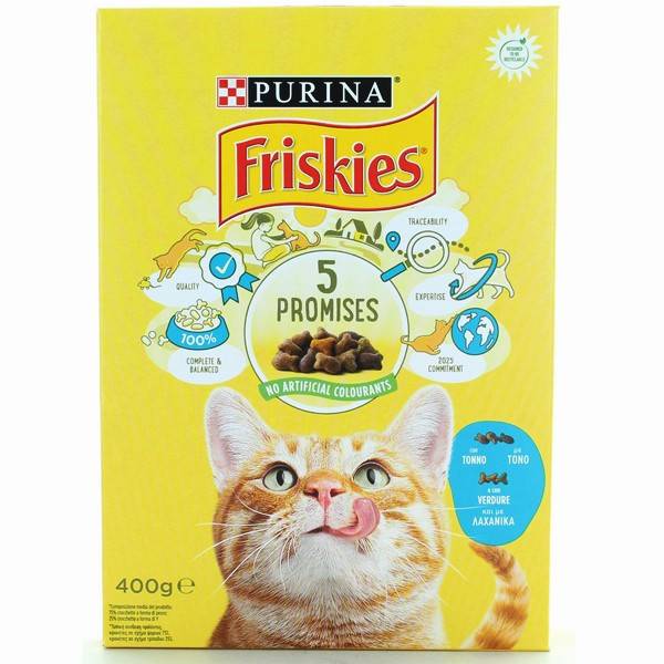FRISKIES γατοτροφή κροκέτα με τόνο και λαχανικά 400gr