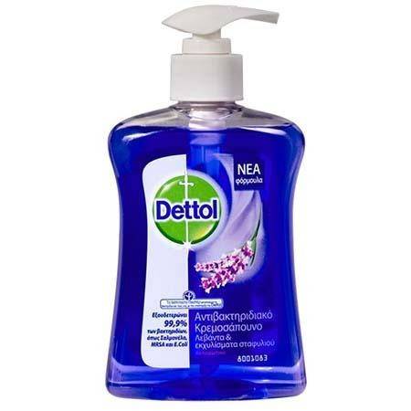 DETTOL κρεμοσάπουνο soothe λεβάντα και εκχύλισμα σταφυλιού 250ml