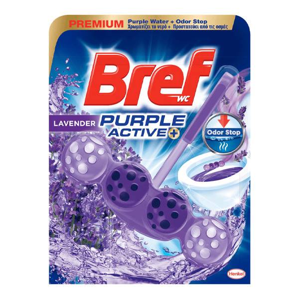 BREF μπλοκ WC Purple Active Λεβάντα 50ml