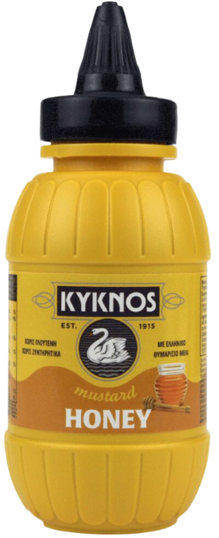 ΚΥΚΝΟΣ μουστάρδα με μέλι χωρίς γλουτένη 250gr